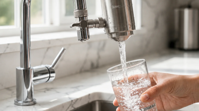 Top Water Filter for Home Use - FlowPure Tap Water Filter