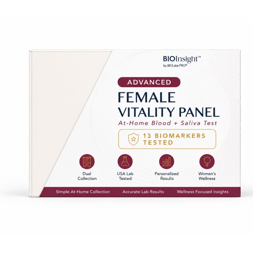 BIOInsight Advanced Female Vitality Panel Personalized Results Report