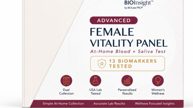 Hormone Test for Women, BIOInsight Advanced Panel Covers 13 Biomarkers.