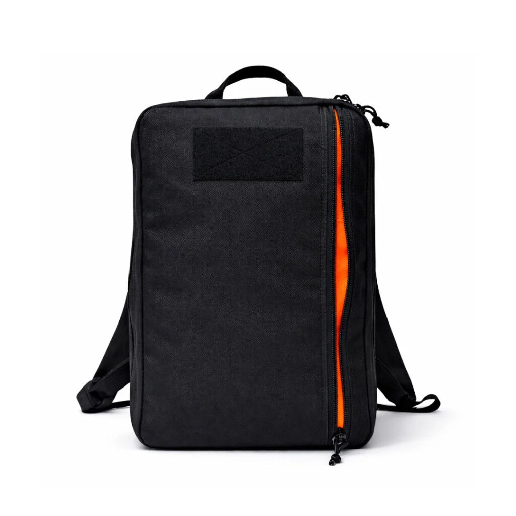 Heavy-duty firefighter gear bag made from real fire hose material