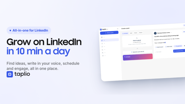 Boost Your LinkedIn Profiles, An In-Depth Look at Taplio for Growth