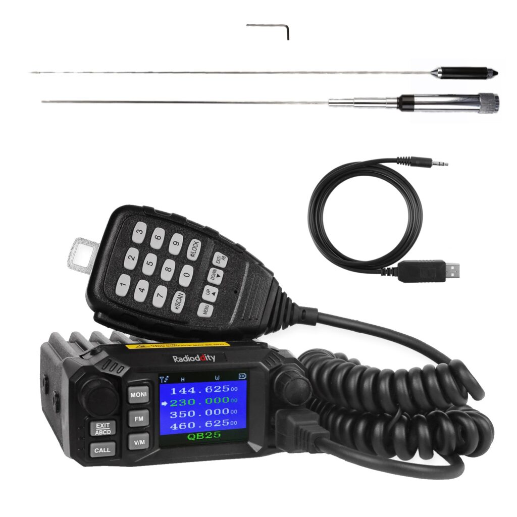 Compact HF transceiver and portable ham radio gear for field operations