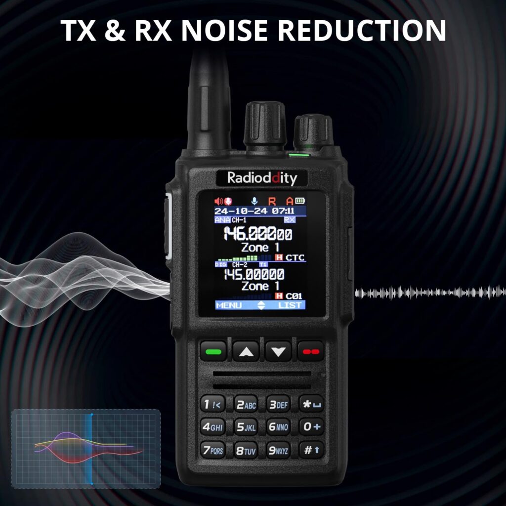 Radioddity GD-168 DMR Radio Review, Dual Band, Front-Panel Programming & Codeplug Setup Guide — detail 5