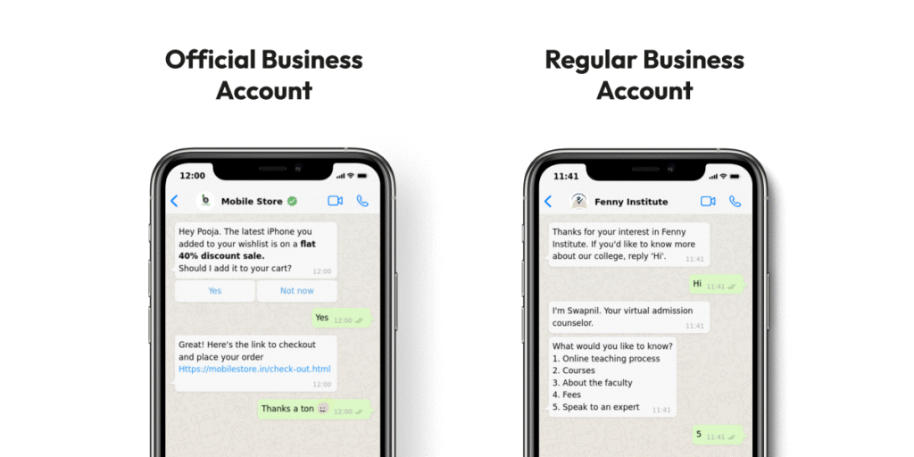 Visual representation of WhatsApp Business analytics and chat labels provided by Wati.io for performance tracking
